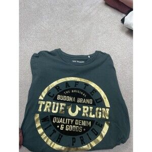 True Religion T Shirt Army Green